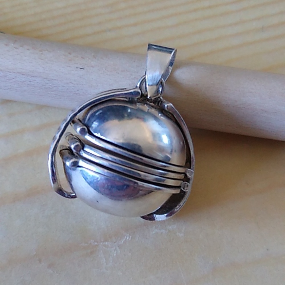 Expanding Ball Locket - Sterling Silver 925